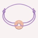 Bracelet petit jeton gravé en argent 925 ou plaqué or