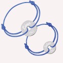 Duo de jetons gravés pour maman et enfant en Argent 925 ou Plaqué Or