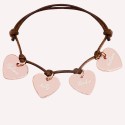 Bracelet personnalisé "Mes Petits Coeurs" en Argent 925 ou Plaqué Or