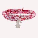 Bracelet personnalisé liberty triple tour en argent 925