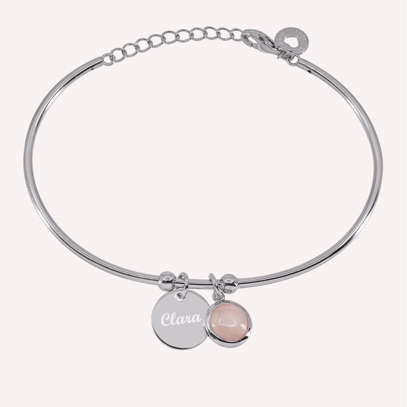 Jonc personnalisé pampilles en argent 925