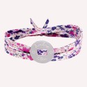 Bracelet Pastille triple tour à personnaliser