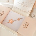 Bracelet double étoile en Argent 925