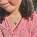 Collier personnalisé croix en argent 925 ou plaqué or