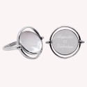 Bague réversible femme ajustable en Argent 925 avec pierres naturelles – Bijou personnalisable élégant