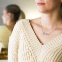 Collier prénom harmonie en argent 925 ou plaqué or