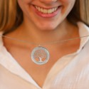 Collier arbre de vie prénom en argent 925 ou plaqué Or
