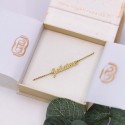 Bracelet « Je t’aime » découpé – Argent 925 ou Plaqué Or