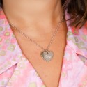Pendentif gravé "mon petit coeur" en argent 925 ou plaqué or