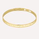 Bracelet jonc personnalisé en argent 925 ou plaqué or