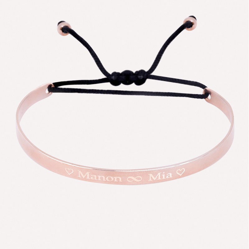 Bracelet jonc fil à personnaliser en Argent 925