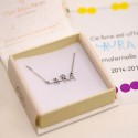 Collier prénom So&Jo - écriture sur-mesure en argent 925, plaqué or
