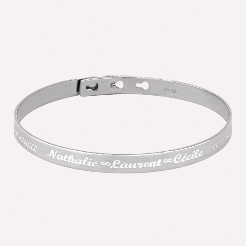 Bracelet Jonc Perlé à personnaliser