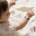 Bracelet croix médaillon personnalisé en argent 925