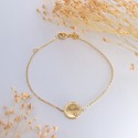 Bracelet brossé personnalisé - argent 925 ou plaqué or