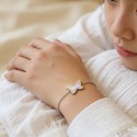 Bracelet personnalisé papillon en argent 925