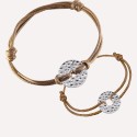 Duo de jetons martelés à personnaliser