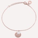 Bracelet personnalisé fleur de nacre en argent 925