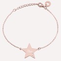 Bracelet étoiles perforées personnalisé – Gravure prénom ou message unique