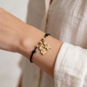 Bracelet gravé garçon ou fille sur cordon