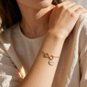 Bracelet Infini et pampilles à personnaliser en Argent 925