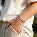 Bracelet enfant en Argent 925 sur cordelette torsadée à personnaliser