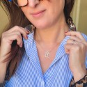 Collier prénom So&Jo - écriture sur-mesure en argent 925, plaqué or