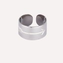 Bague ruban flèche à personnaliser