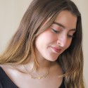 Collier prénom personnalisé "Mes amours à moi" en argent 925 ou plaqué or – bijou unique fête des Mères ou Saint-Valentin