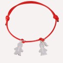 Bracelet personnalise "Mes Choupinous" en Argent 925 ou Plaqué Or