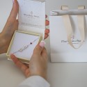 Bracelet prénom découpé coeur rouge en Argent 925