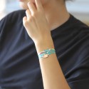 Bracelet liberty gravé étoile dans un nuage
