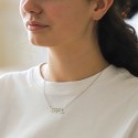 Collier prénom Asiatique en argent 925, plaqué or ou Or 18 carat