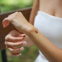 Bracelet jonc personnalisé avec médaille – Bijou mode unique et tendance