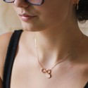 Collier Infini et pampilles à personnaliser en Argent 925 ou Plaqué Or