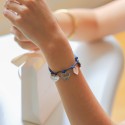 Bracelet personnalisé "Mes Petits Coeurs" en Argent 925 ou Plaqué Or