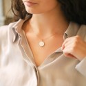 Collier personnalisé en nacre et argent 925