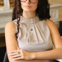 Collier personnalisé argent 925 et pierres naturelles