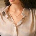 Pendentif personnalisé étoile dans un nuage en argent 925 ou plaqué or