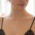 Pendentif parchemin ange en argent 925 ou plaqué or 18k