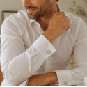 Boutons de manchette personnalisés homme argent 925 forme carrée