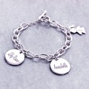 Bracelet gravé "Mes Amours A Moi"