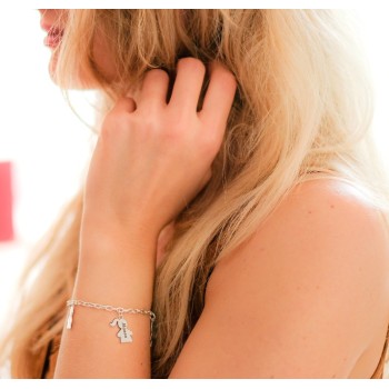 Bracelet personnalisé Garçon/Fille plaqué or