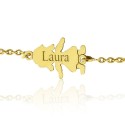 Collier bambin gravé en Or 18 carat