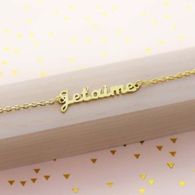 Bracelet "Je t'aime" 