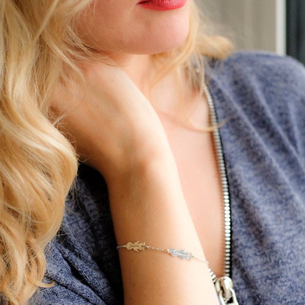 Bracelet Personnages Avec Prenom Enfant