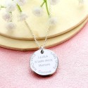 Pendentif personnalisé "Meilleure Maman du Monde"