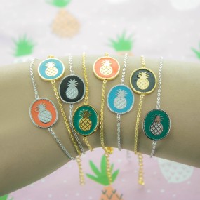 Bracelet Ananas à personnaliser