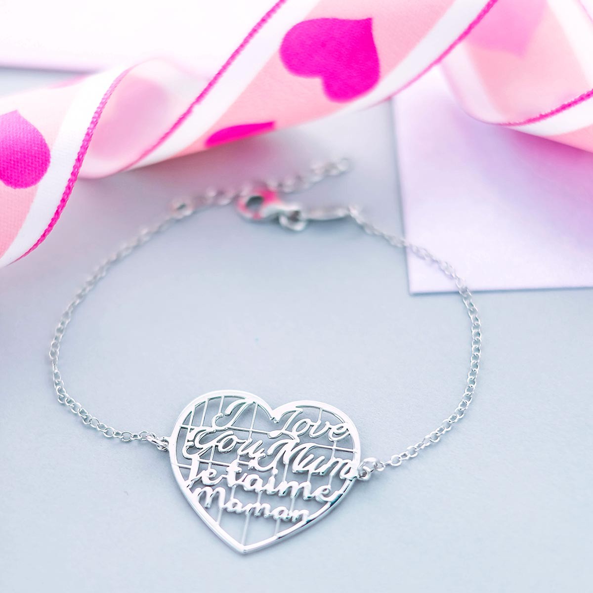 Bracelet Coeur Je T Aime Maman