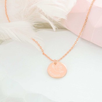 Collier Ma petite Colombe à personnaliser